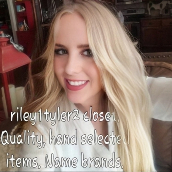 New Denim Relaxed Fit Jeans Baccini dark wash denim Blue Trousers NWT Sz 8 - Picture 7 of 7